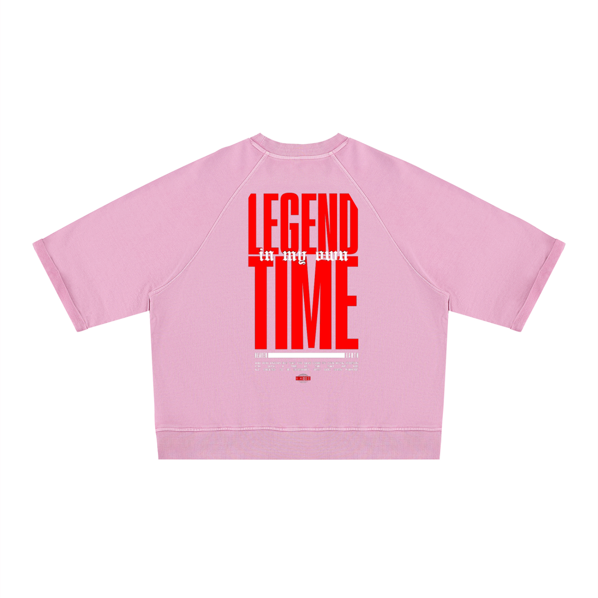 A Legend in my own time Boxy Short Sleeve Sweatshirt