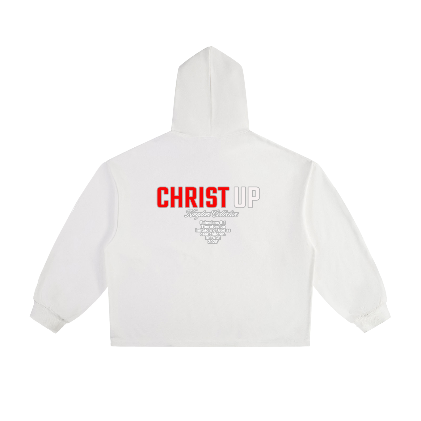 Kingdom of God Heavyweight Oversized Drawstring Hem Hoodie