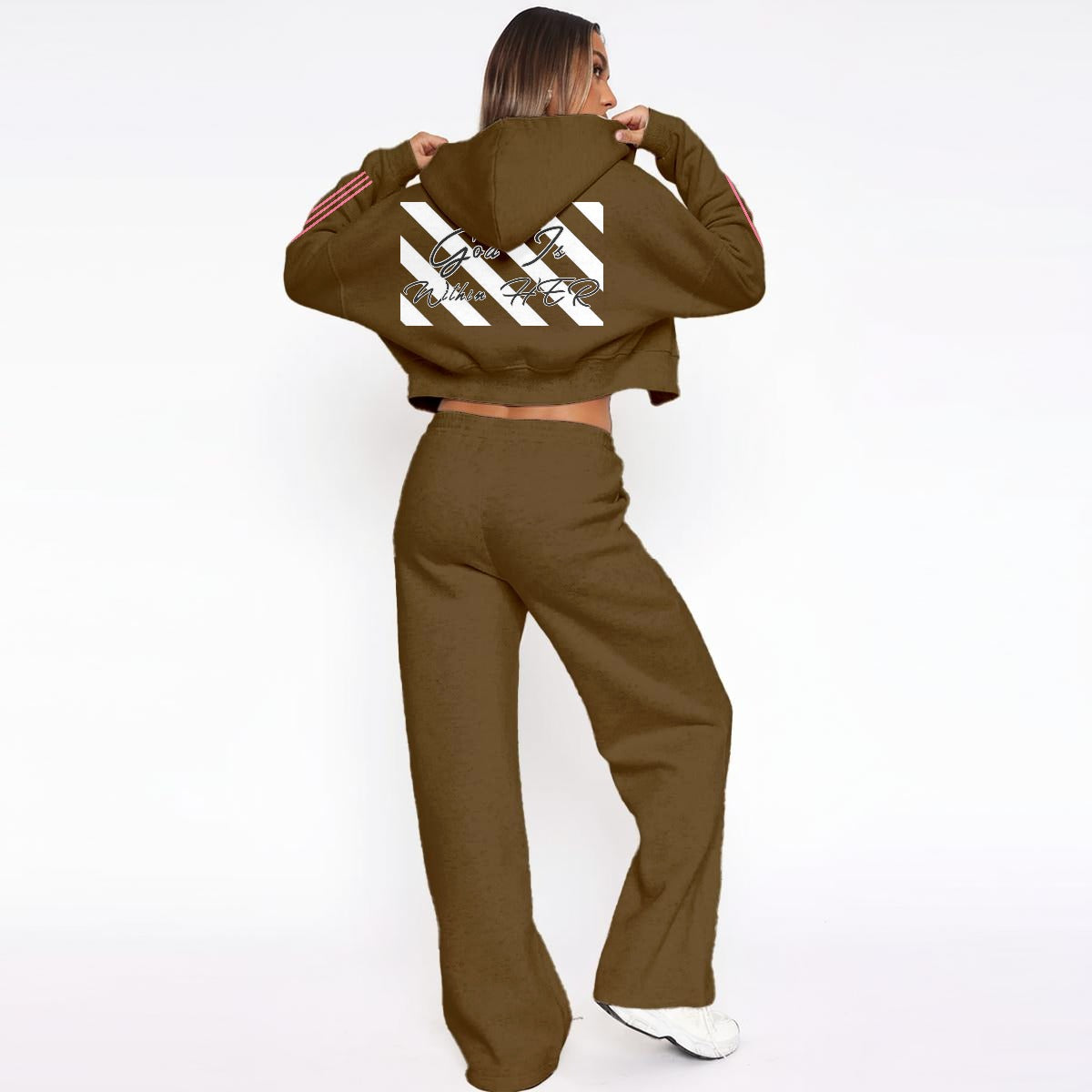 Women’s Tracksuit With Fleece|DTF