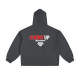 Kingdom of God Heavyweight Oversized Drawstring Hem Hoodie