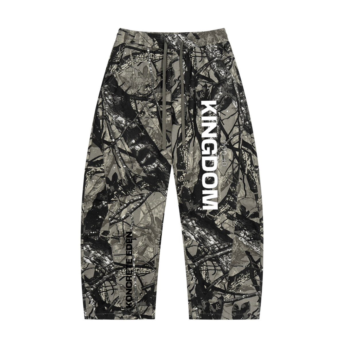 K3 Kingdom of God Camo Barrel Leg Pants
