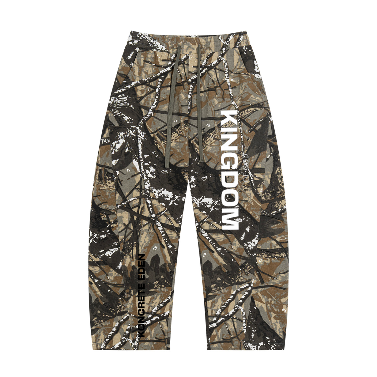 K3 Kingdom of God Camo Barrel Leg Pants